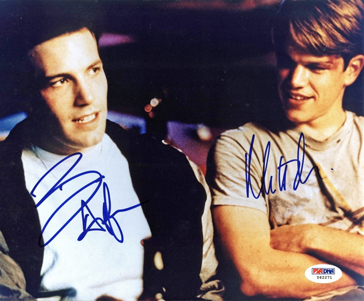Matt Damon & Ben Affleck Dual-Signed Photograph from "Good Will Hunting" (PSA/DNA)