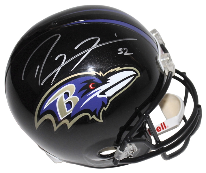 Ray Lewis Signed Baltimore Ravens Full Sized Helmet (PSA/DNA)