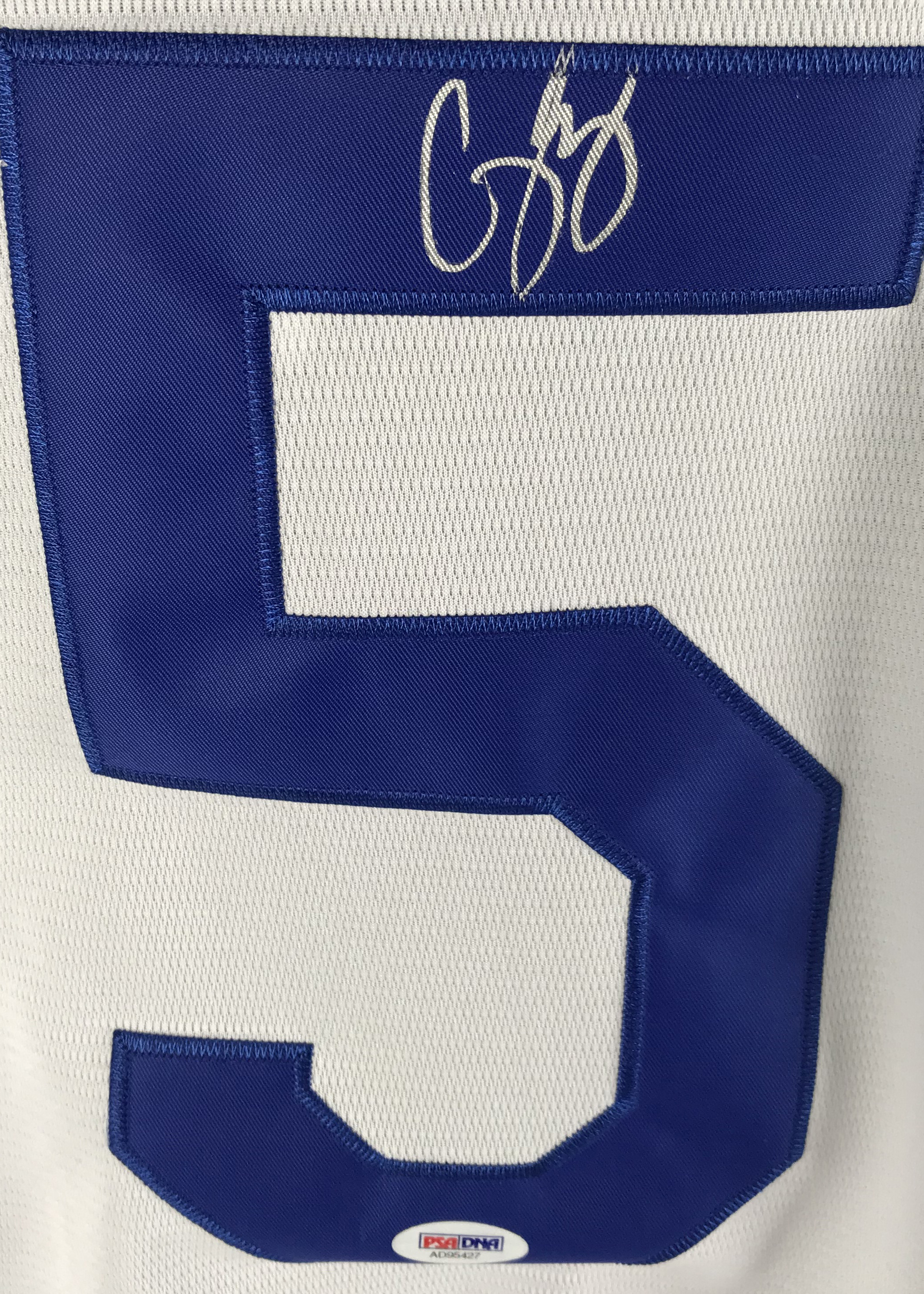 Lot Detail - Corey Seager Signed Los Angeles Dodgers Jersey (PSA/DNA)