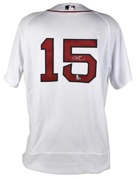 Dustin Pedroia Signed Majestic Boston Red Sox Jersey (MLB & Fanatics)