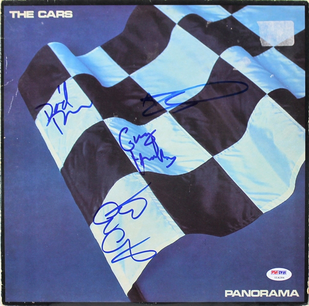 The Cars Group Signed (4) "Panorama" Vinyl Album (PSA/DNA)