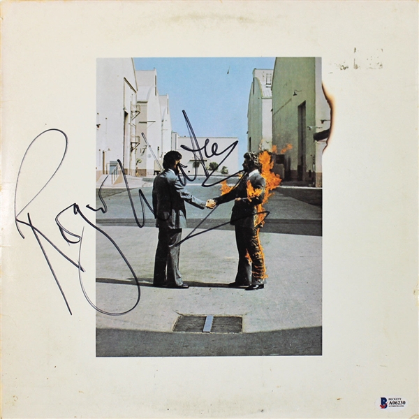 Pink Floyd: Roger Waters Signed "Wish You Were Here" Record Album (BAS/Beckett)