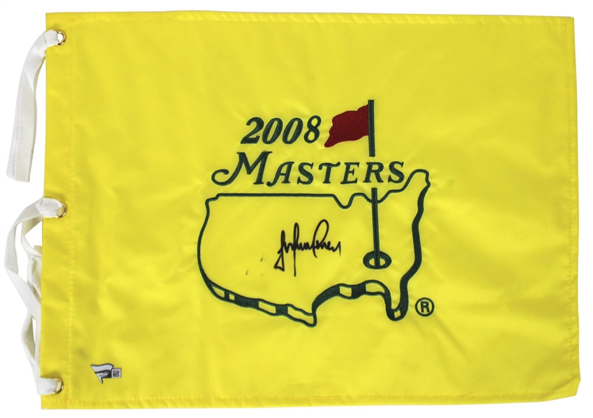 Trevor Immelman Signed 2008 Masters Pin Flag (Masters Winner)(Fanatics)