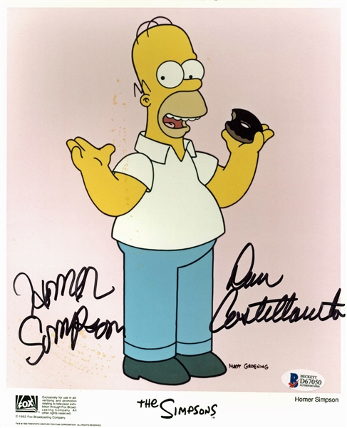 Dan Castellaneta Signed "Homer Simpson" 8 x 10 Promotional Photo (PSA/DNA)