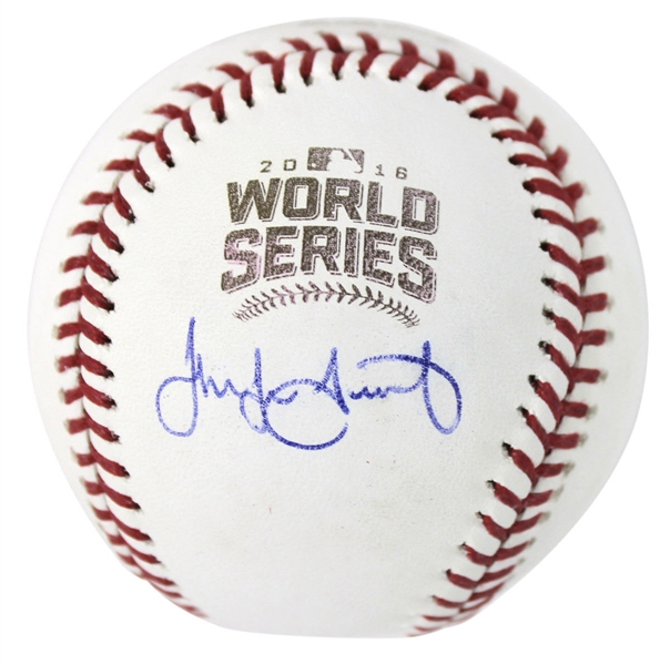 Jake Arrieta Signed 2016 Official World Series Baseball (MLB & Fanatics)