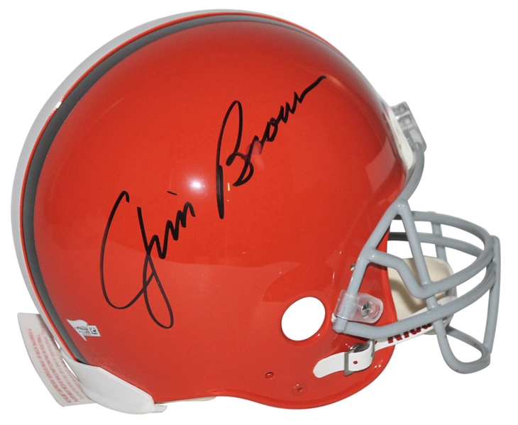 Jim Brown Signed PROLINE Full Size Cleveland Browns Helmet (Fanatics)