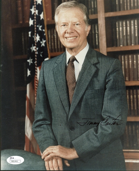 Jimmy Carter Signed 8" x 10" Color Photograph (JSA)