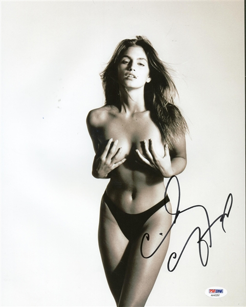 Cindy Crawford Signed 11" x 14" Sexy Photograph (PSA/DNA)