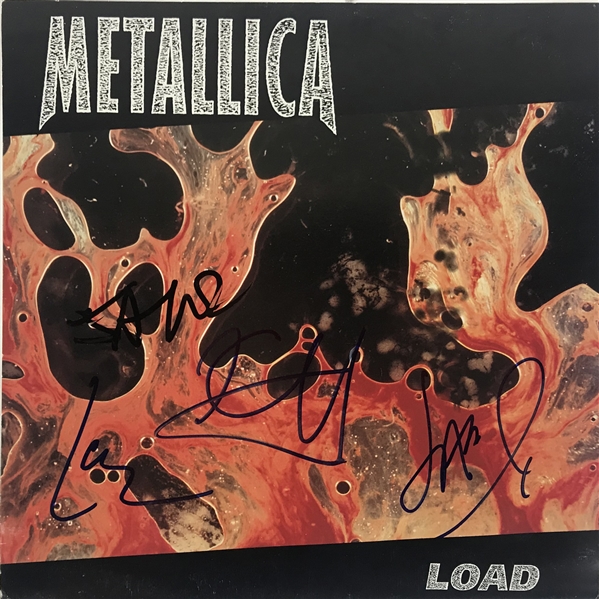 Metallica Group Signed "Load" Album Flat w/ 4 Signatures! (JSA)