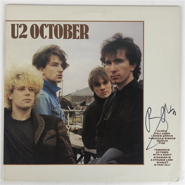 U2: Bono Signed "October" Album (JSA)