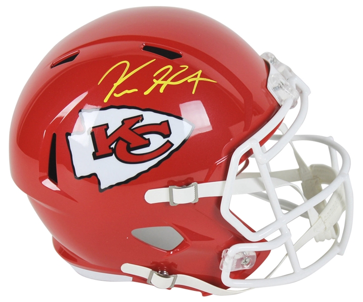 Kareem Hunt Signed Kansas City Chiefs Full-Sized Speed Helmet (JSA)
