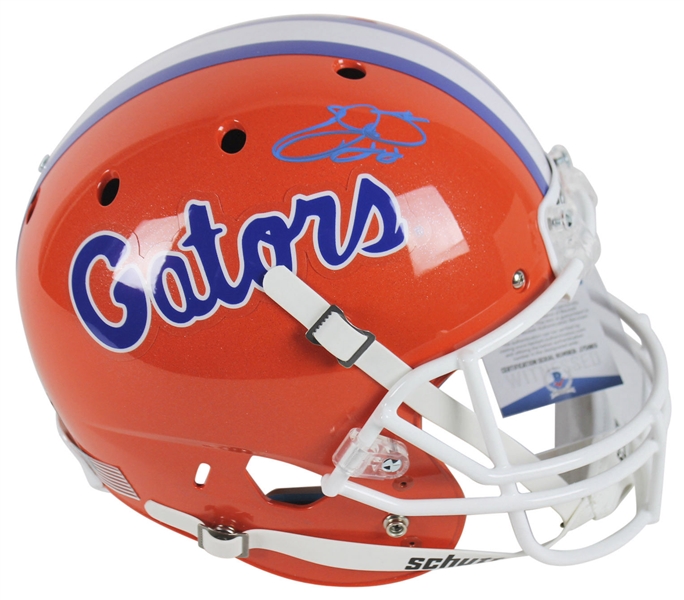 Emmitt Smith Signed Florida Gators Full Sized Helmet (BAS/Beckett)