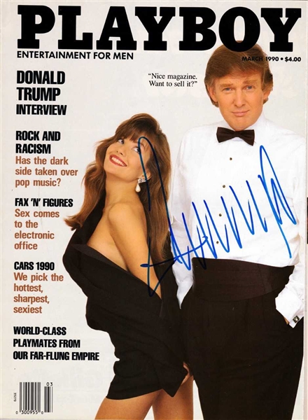 President Donald Trump Signed March 1990 Playboy Magazine (JSA)