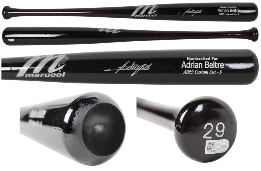 Adrian Beltre Signed Marucci Custom Personal Model Bat (MLB & Fanatics)