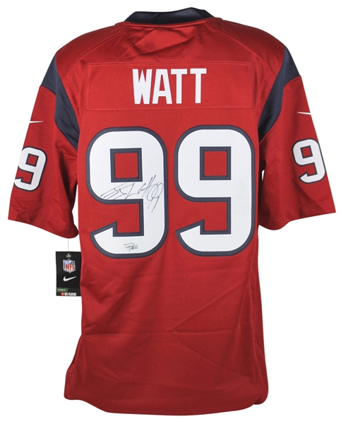 J.J Watt Signed Nike Houston Texans Jersey (Fanatics)