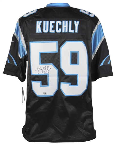 Luke Kuechly Signed Carolina Panthers Nike Pro Model Jersey (Fanatics)