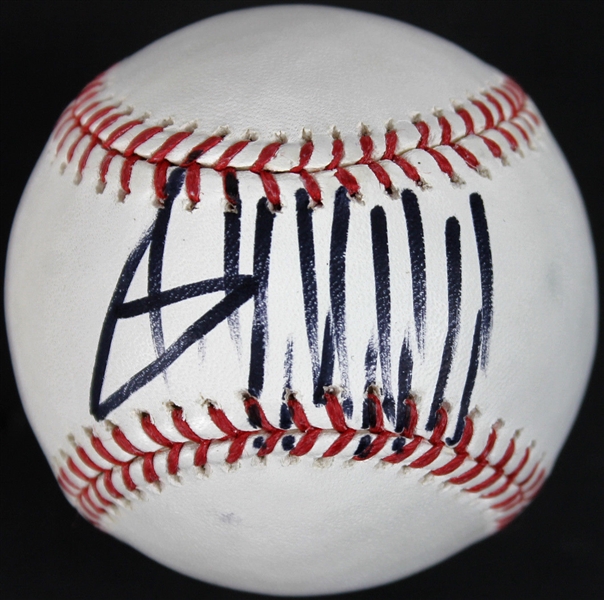 President Donald Trump Single Signed OML Baseball (PSA/DNA)