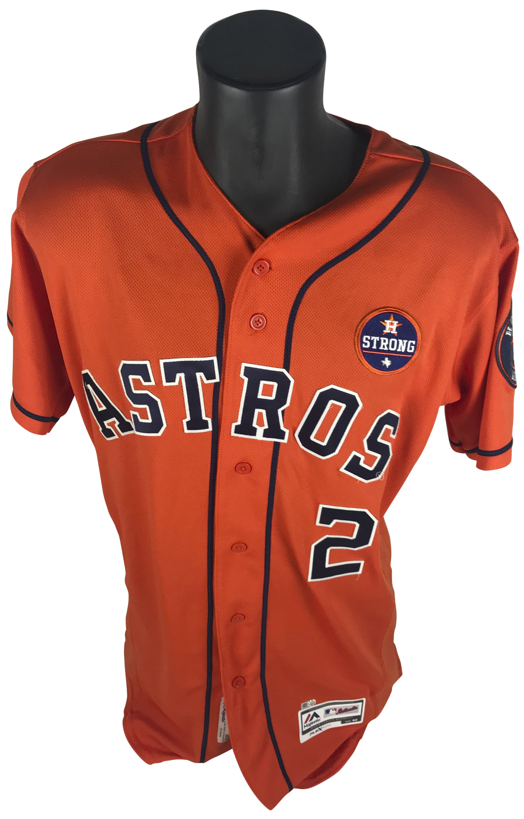 Alex Bregman Game-Used Jersey - 2017 World Series Game 1