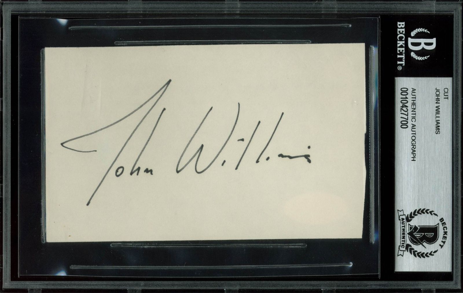 Lot Detail - John Williams Signed 3