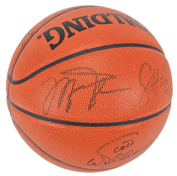 1991/92 NBA Champion Chicago Bulls Team Signed Basketball w/ Jordan & Pippen! (PSA/DNA)