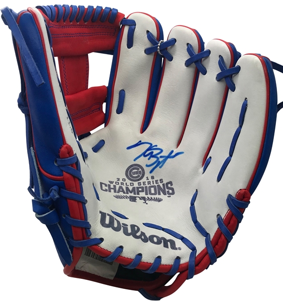 Kris Bryant Signed 2016 World Series Wilson Baseball Glove (PSA/DNA)