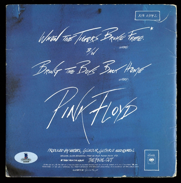 Lot Detail Pink Floyd Roger Waters And David Gilmour Dual Signed The