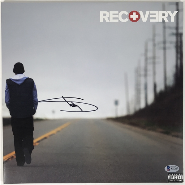 Slim Shady Eminem Signed "Recovery" Album (Beckett/BAS)
