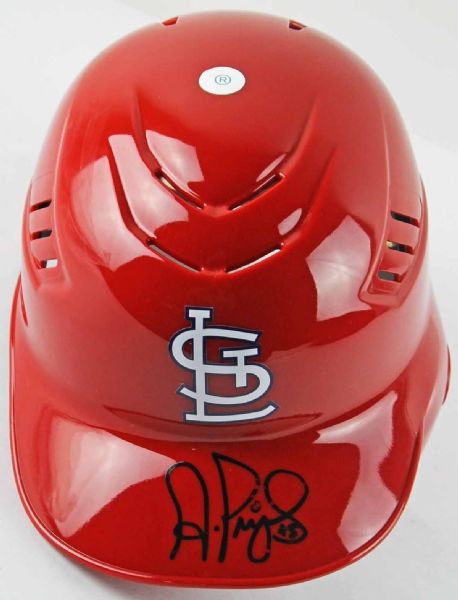 Albert Pujols Signed Cardinals Pro Model Batting Helmet (PSA/DNA)