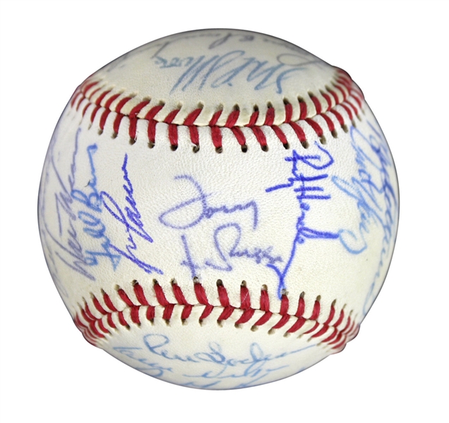 1989 Oakland Athletics Team-Signed Baseball w/ 31 Signatures (PSA/DNA)