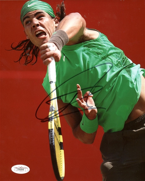 Rafael Nadal Signed 8" x 10" Color Photograph (JSA)