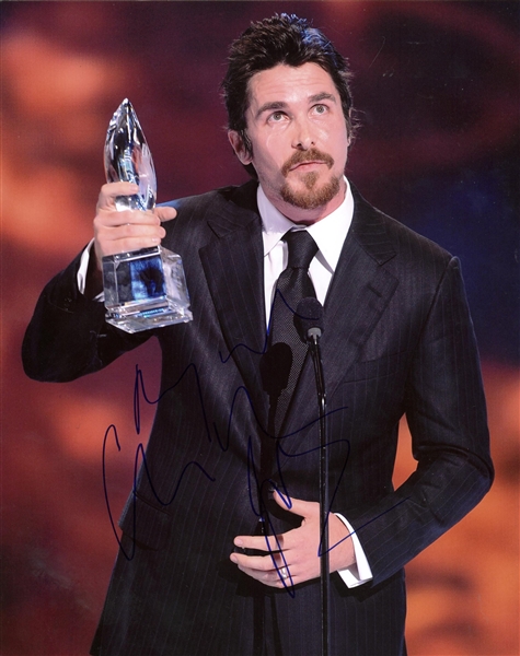Christian Bale Signed 11" x 14" Color Photograph (Beckett/BAS Guaranteed)