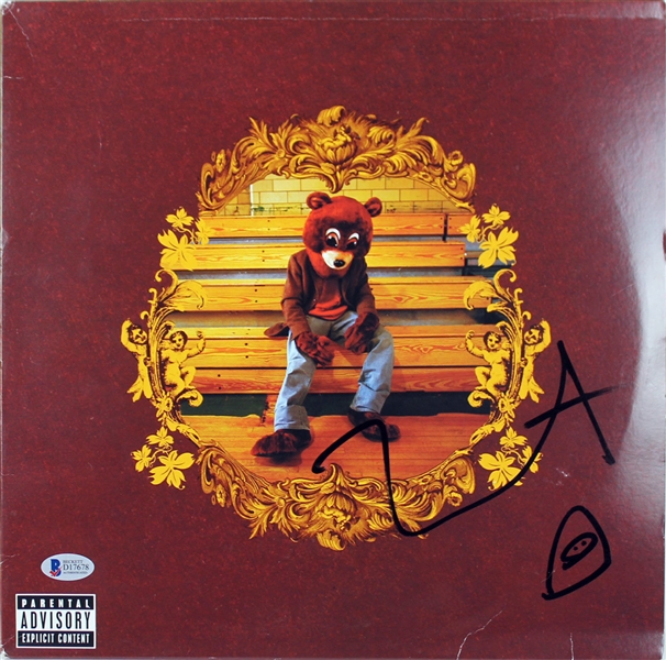Kanye West Rare Signed "College Dropout" Debut Album (BAS/Beckett)