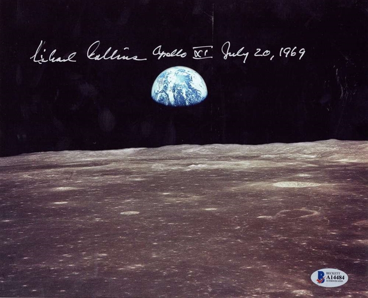Apollo 11: Michael Collins Signed & Inscribed Apollo XI 8" x 10" Photograph (Beckett/BAS)