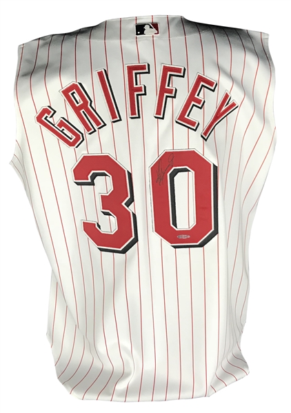 Ken Griffey Jr. Signed Reds Jersey (Upper Deck)