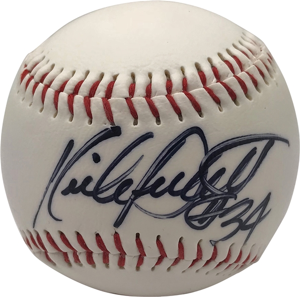 Kirby Puckett Signed & Inscribed "#34" Baseball (Beckett/BAS)
