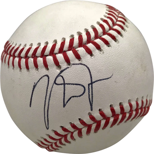 Mike Trout Signed OML Baseball (JSA)