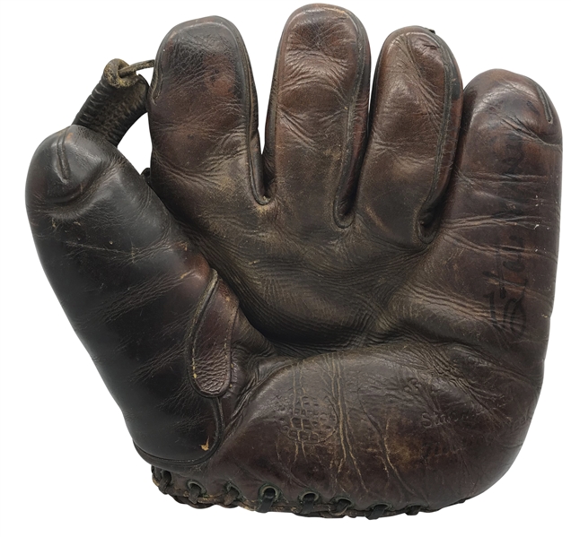 Lot of Two (2) Stan Musial Signed Baseball Gloves (Beckett/BAS Guaranteed)