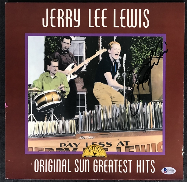Jerry Lee Lewis Signed "Greatest Hits" Album (Beckett/BAS)