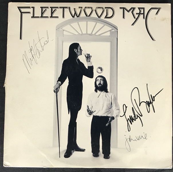 Fleetwood Mac Group Signed "Rumours" Album w/ 3 Signatures & Handwritten Mick Fleetwood Letter! (Beckett/BAS Guaranteed)
