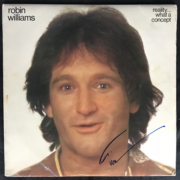 Robin Williams Signed "Reality... What A Concept" Album (Beckett/BAS Guaranteed)