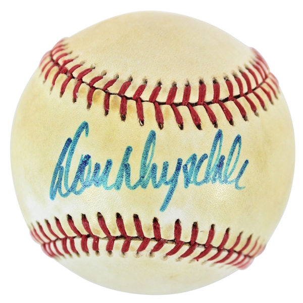 Don Drysdale Signed OAL Baseball (PSA/DNA)
