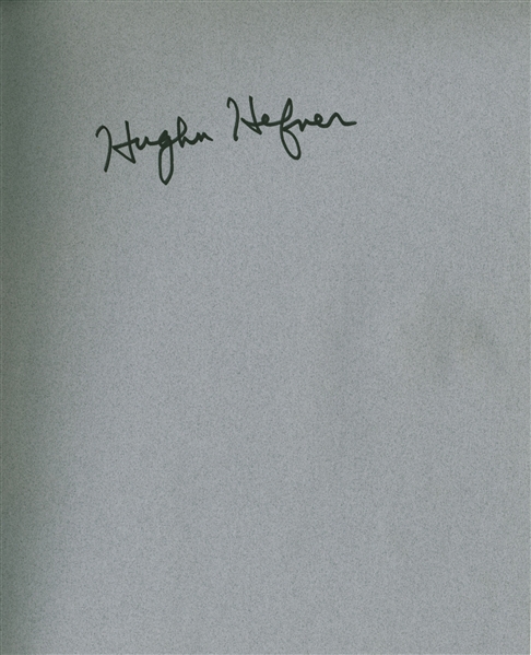 Hugh Hefner Signed "Forty Years" Hardcover Book (Beckett/BAS Guaranteed)