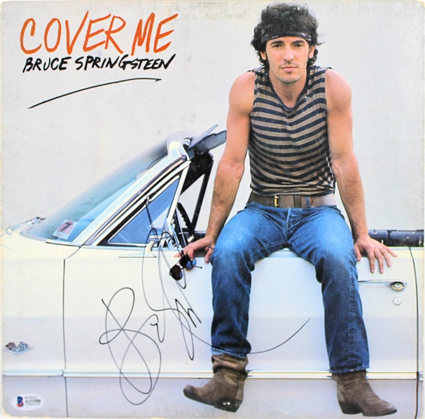 Bruce Springsteen Signed "Cover Me" Record Album (BAS/Beckett)