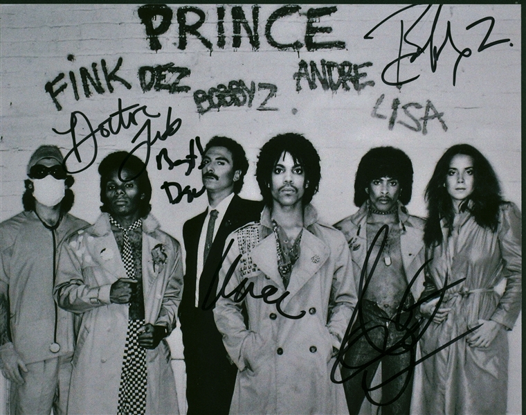 Prince & The Revolution Multi-Signed 8" x 10" Photograph w/ 5 Signatures (Beckett/BAS Guaranteed)