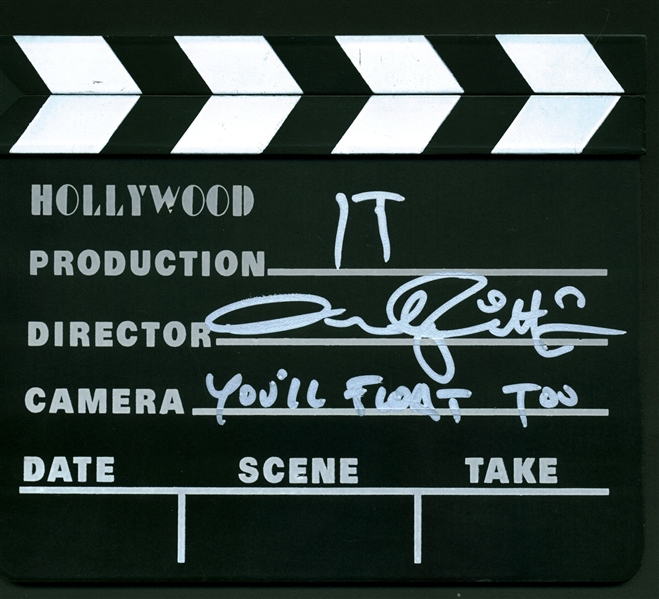 Andy Muschietti Signed & Inscribed "IT" Movie 8" Directors Clapboard (Beckett/BAS Guaranteed)