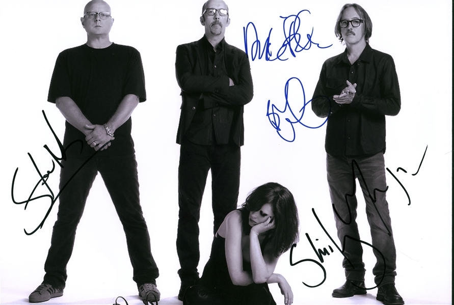 Garbage Group Signed 10" x 15" Photograph w/ 4 Signatures! (Beckett/BAS Guaranteed)