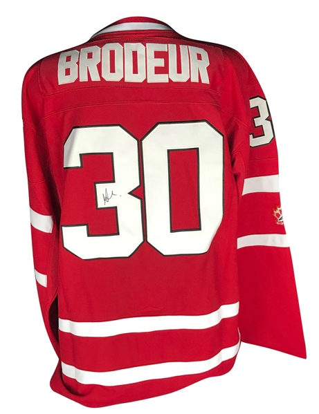 Martin Brodeur Signed Team Canada Jersey (Beckett/BAS Guaranteed)