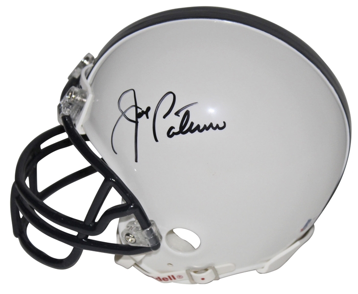 Joe Paterno Signed Penn State Mini Helmet (BAS/Beckett)
