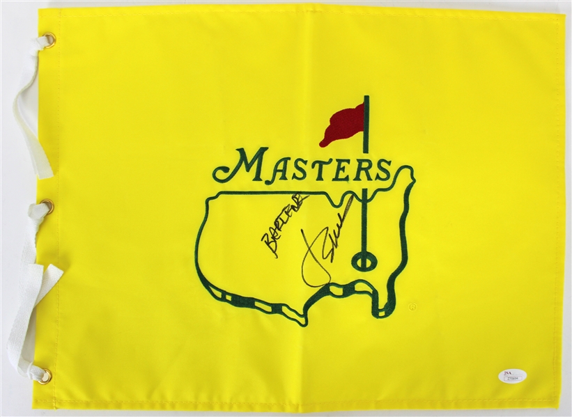 Jordan Spieth Signed Undated Masters Flag (JSA)