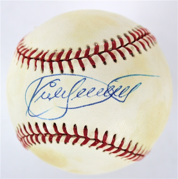 Kirby Puckett Single Signed OAL Baseball (Beckett/BAS)